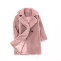 BLVB Baby Girl Clothes Winter Jacket Coats for Toddlers Fleece Jacket Casual Fuzzy Infant Trench Coat Outwear