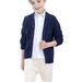 Hfolob Kids Boys Cardigan Sweater Button Down Cable Knit V Neck Long Sleeve Outwear Fall Winter Clothes