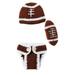 WOXINDA Baby Photography Outfits Crochet Knitted Football Player Outfits Photo Sports Gift for Baby Boy Grandma to Be Pin Wipes Baby Sensitive Skin Kids Play Mat Toddler Caps for Boys Baby