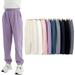 Godderr Kids Baby Boys Girls Spring Autumn Sweatpants 3-10Y Unisex Toddler Jogger Pants Sweat Pants Kid Solid Color Casual Elastic Waist Active Pants Trousers