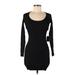 Lulus Casual Dress - Sweater Dress: Black Dresses - New - Women's Size Medium