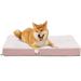 Tucker Murphy Pet™ Orthopedic Memory Foam Dog Bed, Anti Anxiety Bed For Dogs & Cats Memory Foam/Cotton in Pink/Black | Wayfair