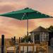 Arlmont & Co. Salmas 78.1" Square Lighted Market Umbrella in Green | 94.6 H x 78.1 W x 78.1 D in | Wayfair DD9D7FB6EAE240088BA21C2ED53DBC99