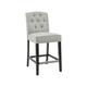 Wildon Home® Mycal counter height bar stools, barstools, counter stools Wood in Gray/Black | 40 H x 24.25 W x 19.5 D in | Wayfair