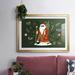 The Holiday Aisle® Little St. Nick Collection A Framed On Paper Print in Green/Red/White | 15 H x 21 W x 1.5 D in | Wayfair