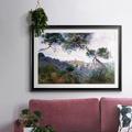 Millwood Pines Bordighera, Italy, 1884 Framed On Paper Print in Blue/Green | 15 H x 21 W x 1.5 D in | Wayfair 980EADDEACA645188B245B4D316E218A