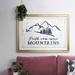 Millwood Pines Move Mountains Paper, Solid Wood in Black/Gray | 27 H x 39 W x 1.5 D in | Wayfair F264B75828044F69A10EB60AA540857B