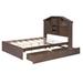 Gracie Oaks Nagad Bed Wood in Brown | 48.8 H x 56.1 W x 821.4 D in | Wayfair BB802F5698E54B7EB24231441A9F1C2E