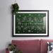 The Holiday Aisle® Merry Christmas Holly Framed On Paper Textual Art Paper in Green/Pink/White | 30 H x 44 W x 1.5 D in | Wayfair