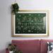 The Holiday Aisle® Merry Christmas Holly Framed On Paper Textual Art Paper in Green/Pink/White | 15 H x 21 W x 1.5 D in | Wayfair