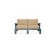 Woodard Elevation 55" Wide Outdoor Loveseat w/ Cushions Sunbrella® Fabric Included in Gray | 27.5 H x 55 W x 35 D in | Wayfair 2S0419-70-71A