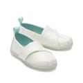 TOMS Kids Tiny White Alpargata Confetti Glitter Toddler Shoes, Size 10