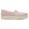 TOMS Women's Pink Alp Midform Ballet Espadrille Slip-On Shoes, Size 5