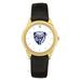 Men's Black Johns Hopkins Blue Jays Leather Watch