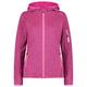 CMP - Women's Jacket Fix Hood Knitted + Mesh - Fleecejacke Gr 44 rosa