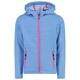 CMP - Girl's Jacket Fix Hood Stretch Performance - Fleecejacke Gr 128 blau