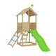 TP Treehouse Wooden Playhouse w/ Cargo Net & Slide