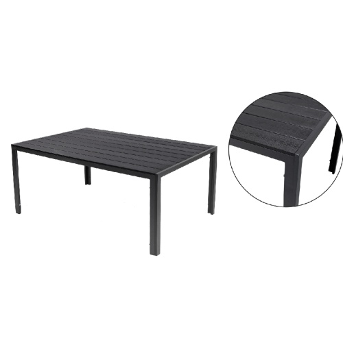 Lex Aluminium XL Gartentisch Esstisch Balkontisch Gartenmöbel Non-Wood 150x80 cm : 150 x 80 x 75 cm Image