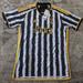 Adidas Shirts | Adidas Juventus 2023-24 Home Soccer Jersey Kit Mens Large Nwt Zebranew And Ne | Color: Black/White | Size: L