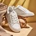 Ralph Lauren Shoes | Lauren Ralph Lauren Hailey Sneaker Snow White/Club House Cream 10 B (M) | Color: Cream/White | Size: 10