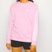 Adidas Tops | Adidas Women’s Size L Crewneck Sweatshirt Baby Pastel Pink Tri Stripe Oversized | Color: Pink/White | Size: L