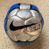 Nike Other | Autographed Nike Mini Soccer Ball | Color: Blue | Size: Os