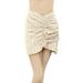 Free People Skirts | Free People Endless Summer Ray Of Sunshine Mini Skirt Ruched Striped S | Color: Cream | Size: S