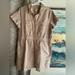 J. Crew Dresses | J Crew Nude Denim Dress With Zipper And Pockets Size 20 | Color: Cream | Size: 20