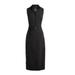 J. Crew Dresses | J. Crew Collared Belted Dress In Italian City Wool Blend Nwt | Color: Black | Size: 12