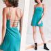 Urban Outfitters Dresses | Nwot Urban Outfitters Back Cut Out Slip Dress Teal Stretch | Color: Green | Size: L