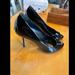 Gucci Shoes | ***Gucci Womens Vitello Vernice Soft Nero Heels Size 38.5 | Color: Black | Size: 8.5