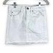 American Eagle Outfitters Skirts | American Eagle, White Jean Mini Skirt, High Rise, Mini Skirt | Color: White | Size: 0