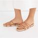 Madewell Shoes | Madewell Strappy Braided Leather Slip On Espadrille Sandals Kathryn Us 7 | Color: Tan | Size: 7