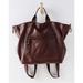Free People Bags | Free People Joey Distressed Convertible Backpack | Color: Brown | Size: Os