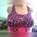 Victoria's Secret Intimates & Sleepwear | Bnwot Vsx Victoria Secret Sports Bra Pink, Red , Green Sz Xs | Color: Pink/Red | Size: Xs