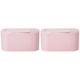 ibasenice 2 Pcs Wipe Warmer Diapers for Adults Bottle Warmer Portable Travel Wipes Makeup Wipe Wet Wipes for Adults Up and Wipes Constant Temperature Abs Baby Thermostat Pink