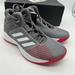 Adidas Shoes | Kids Adidas Pro Spark 2018 K Wide Basketball Shoes Size 3 Grey White Red | Color: Gray/Red | Size: 3bb