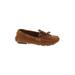 J.Crew Flats: Brown Print Shoes - Women's Size 5 1/2 - Almond Toe