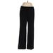 Ann Taylor LOFT Outlet Dress Pants - Mid/Reg Rise Boot Cut Trouser: Black Bottoms - Women's Size 00 Plus