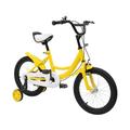 BAOCHADA 16Inch Children's Bike, Kids Bicycle with Stabilisers, Children's Boys&Girls Bicycle with Training Wheels, 16" Kids Road Bicycle Cycling Bicycles for Kids 5-8 Years, Yellow