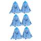 minkissy 6 Pcs Mop Head Mop Bucket with Wringer Wet Dry Mop Cloth Mop Refill Mop Replacement Heads Microfiber Refill Head Microfiber Dust Mop Mops Round Mop Limpiador Floor Mop Butuo Clean