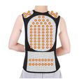 98pcs Tourmaline Self-Heating Back Posture Corrector, Magnetic Shoulder and Neck Support, Lumbar Support for Women and Men,XL,Black