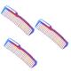 Didiseaon 3pcs Titanium Comb Fine Cutting Comb Salon Shampoo Comb Metal Hair Comb Combs for Men Comb for Men Pocket Comb Hair Brush for Men Metal Combs Wide Tooth Titanium Alloy Styling Comb