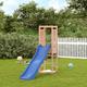 Camerina Playhouse with Slide Solid Wood Douglas,Playhouse,Playhouse with Slide,Sports Toys & Outdoor(SPU:3155943)