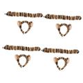 GALPADA 4 Sets Animal Ear Set Tails Outfits Costumes Hair Jewelry Furry Animal Costume Animal Ear Headband Costume Props Furry Tail Decorative Animals Costume Cloth Accessories Hairy