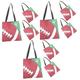 Zerodeko 3pcs Super Tote Bag Hand Bag Handbags Tote Bags Gift Bag Tote Purse for Women Rugby Printed Tote Reusable Grocery Bag Shopping Polyester Casual Bag Sports