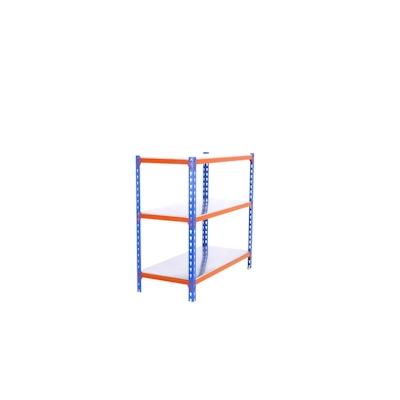 PROREGAL Schwerlastregal BABY METAL SHARK | HxBxT 90x120x40cm | Fachlast 200kg | Blau-Orange | Regal Standregal Werkstattregal Lagerregal Image