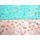 Gauze Fabrics - Otter, Fish, Seagull, Turquoise, Pink