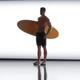 SURFER Surfing Miniature 1:64 figure beach little man male surf people sea ocean water sports summer Scale Model mini small person