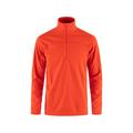 Fjallraven Abisko Lite Fleece Half Zip - Men's Flame Orange Extra Small F87113-214-XS